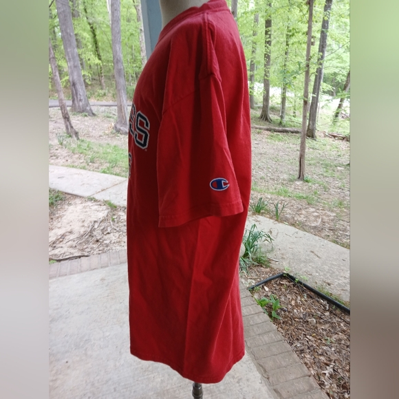 Champion Red‎ Ole Miss Rebels Unisex T Shirt. Womens M./MEN'S SMALL - Picture 3 of 4